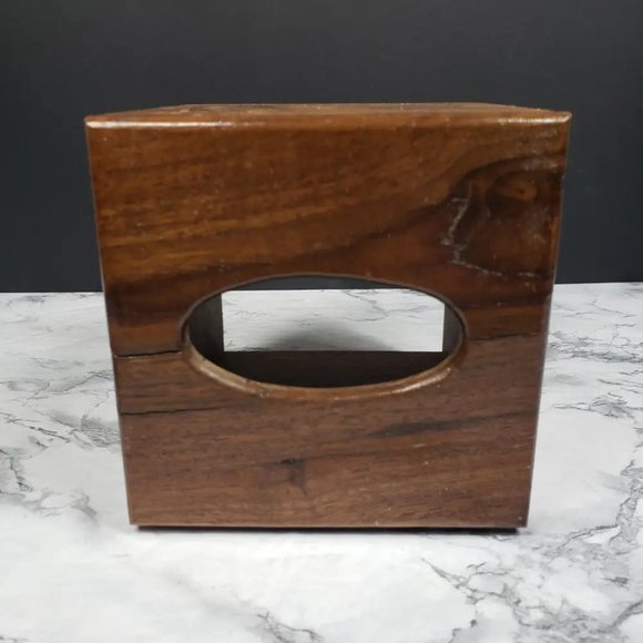 Air Force Solid Wood Tissue Box Cover Vintage - Picture 7 of 10